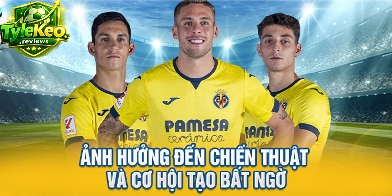 Ảnh hưởng đến chiến thuật và cơ hội tạo bất ngờ