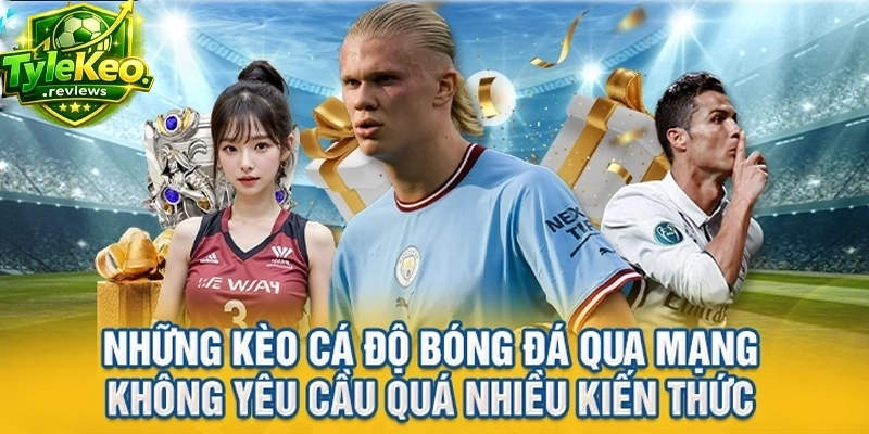 Những kèo cá độ bóng đá qua mạng không yêu cầu quá nhiều kiến thức