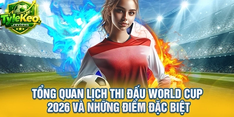 Tổng quan lịch thi đấu World Cup 2026 và những điểm đặc biệt