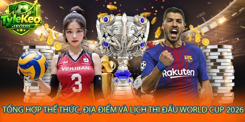 Tổng hợp thể thức, địa điểm và lịch thi đấu World Cup 2026